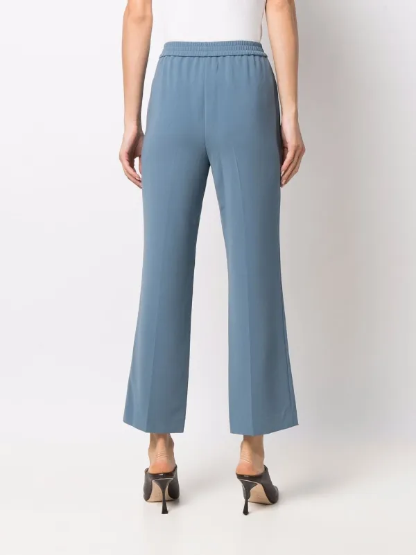 Theory high-waist Flared Trousers 