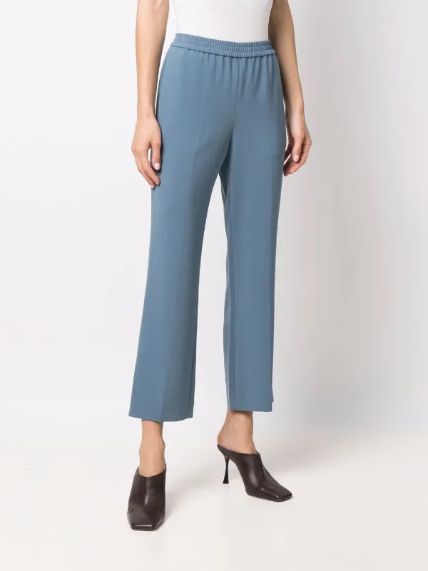 Theory high-waist Flared Trousers 