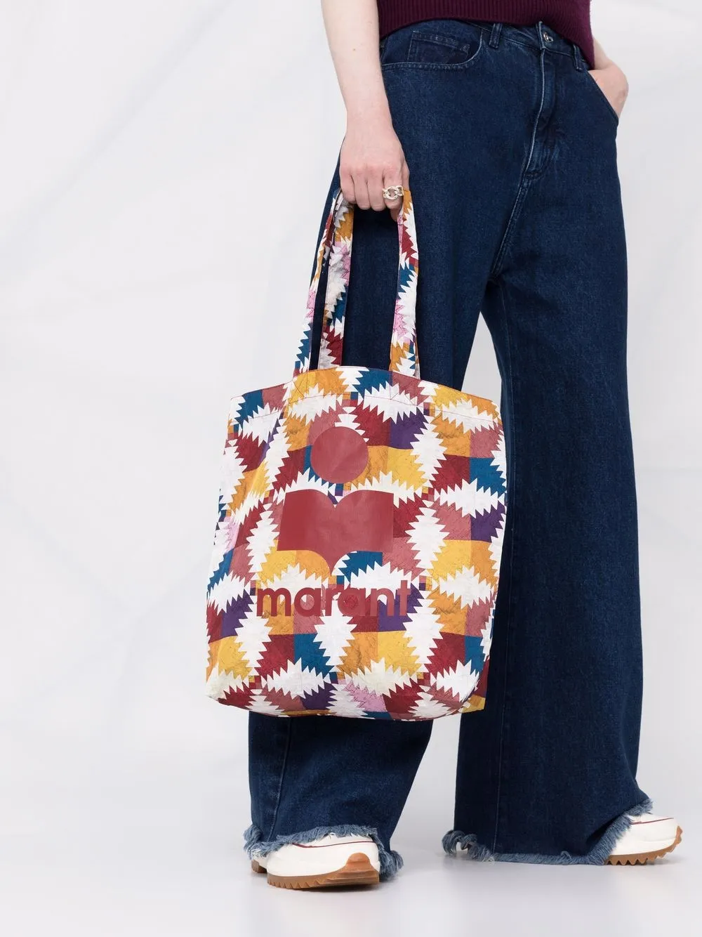 фото Isabel marant étoile сумка-тоут с графичным принтом