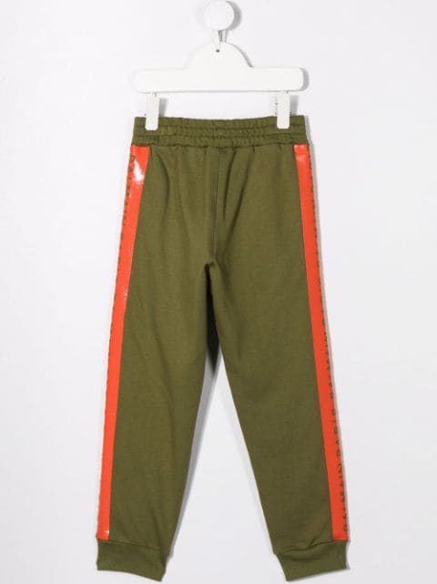 side logo stripe track pants 