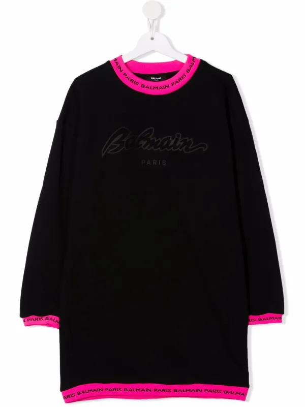 Balmain Kids TEEN Logo Print T-shirt 