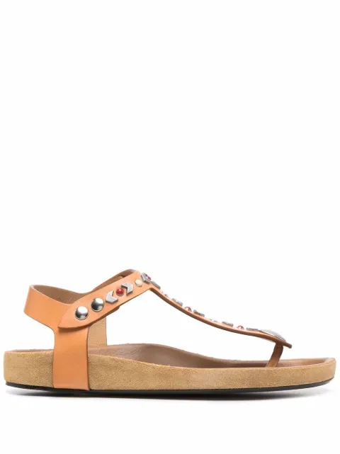 ISABEL MARANT Enavy embellished flat sandals