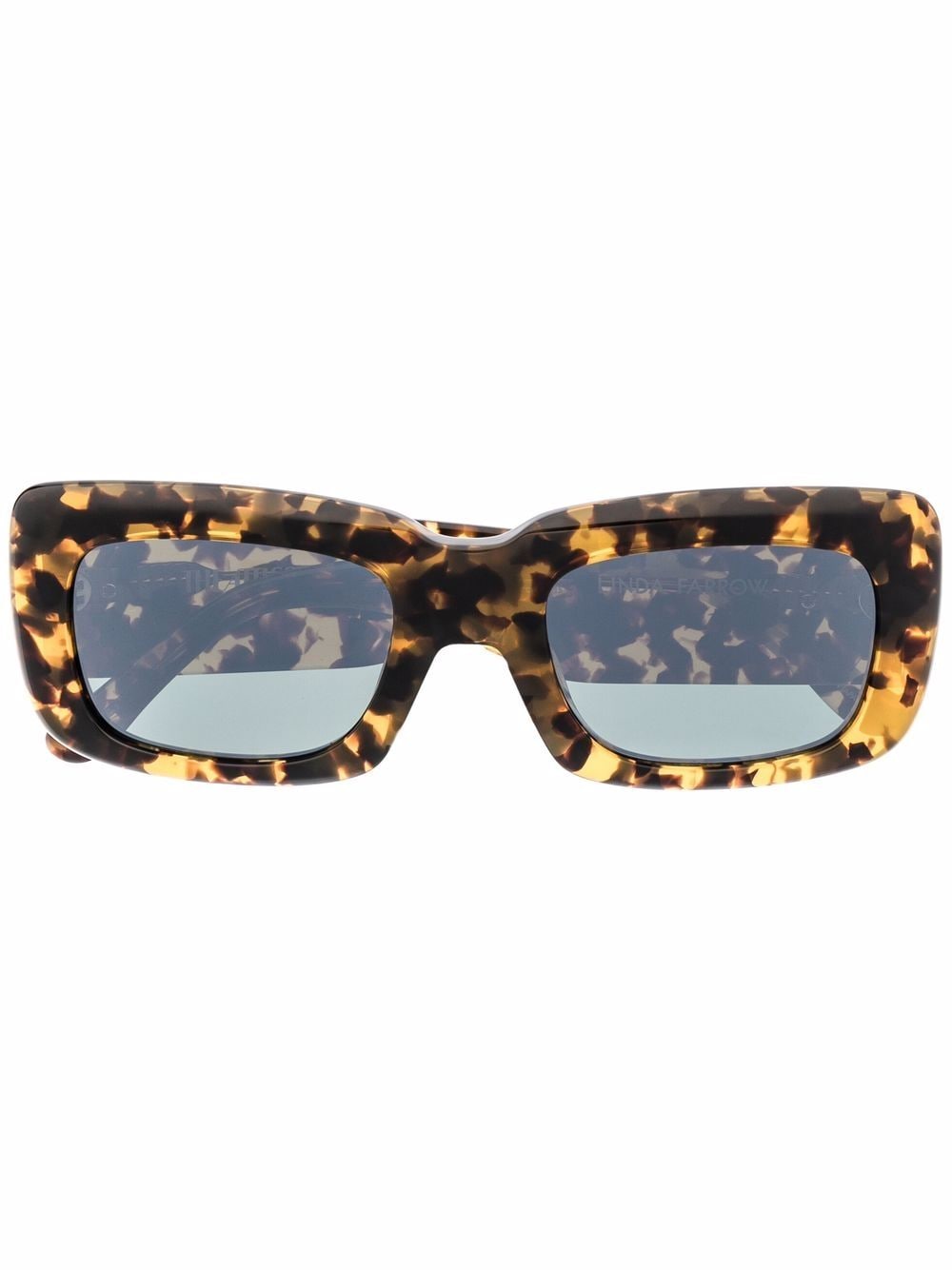 Image 1 of Linda Farrow x The Attico Marfa square-frame sunglasses