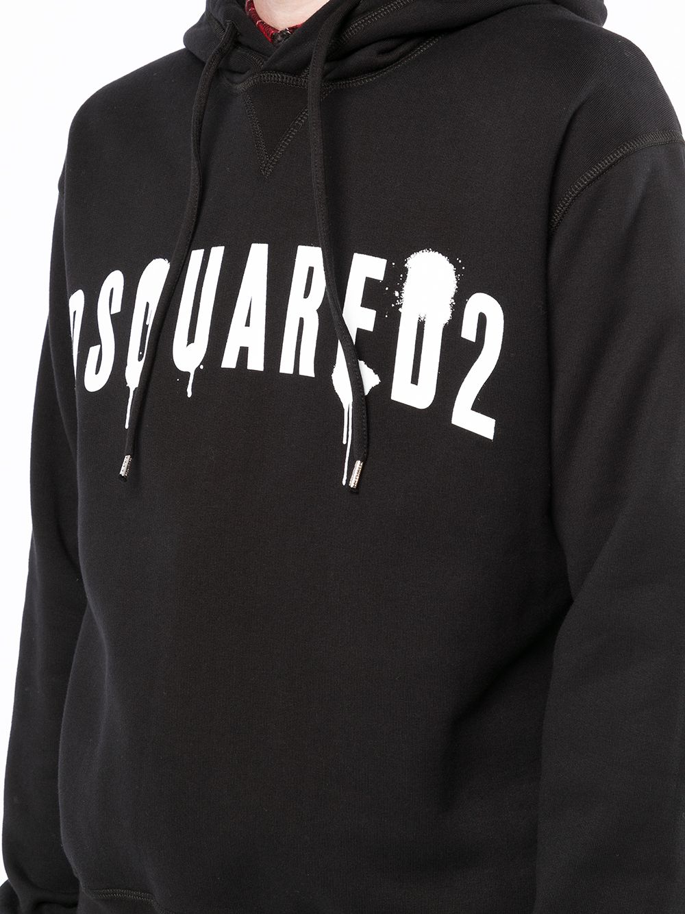 фото Dsquared2 худи с кулиской и логотипом