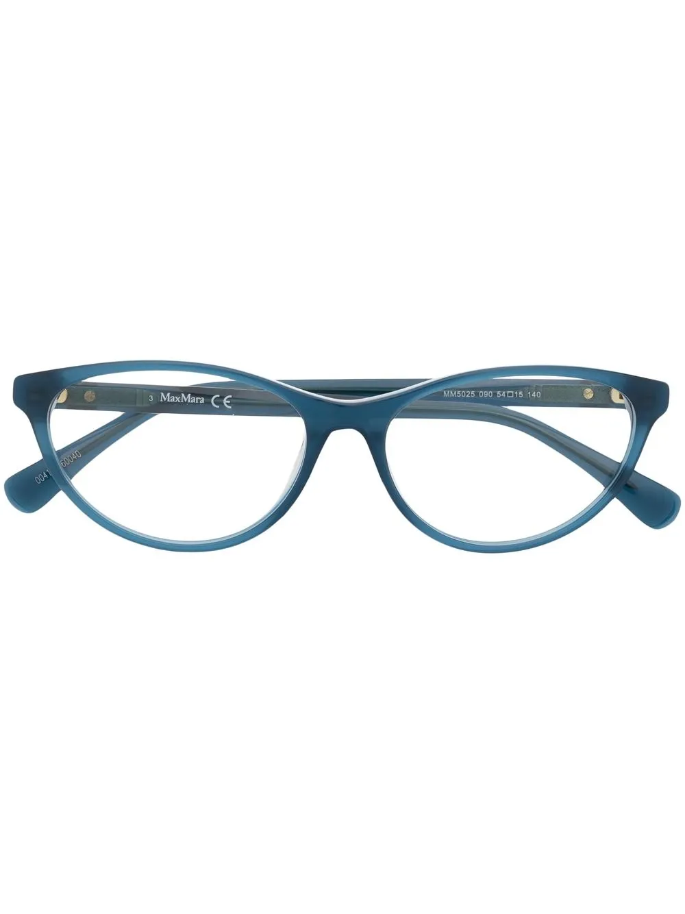 

Max Mara lentes con armazón wayfarer - Azul