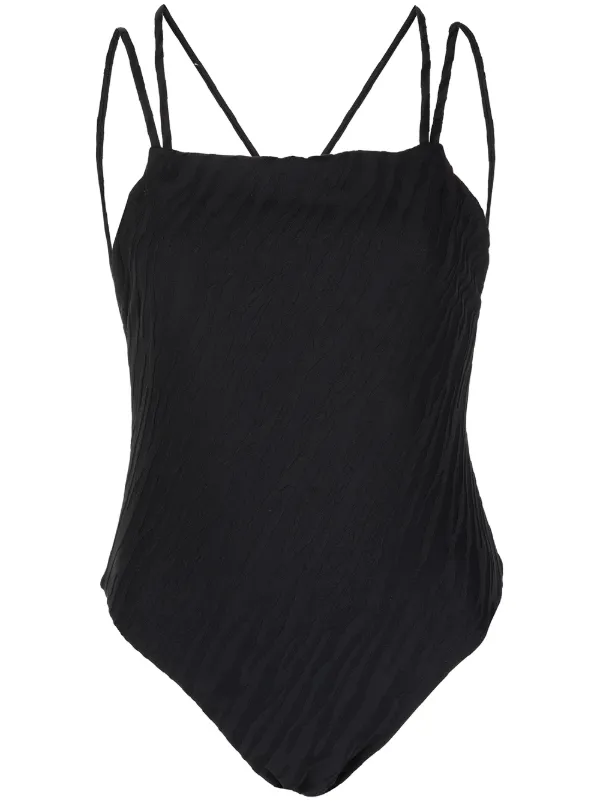 Jonathan Simkhai Charley Tiger Print Swimsuit Farfetch