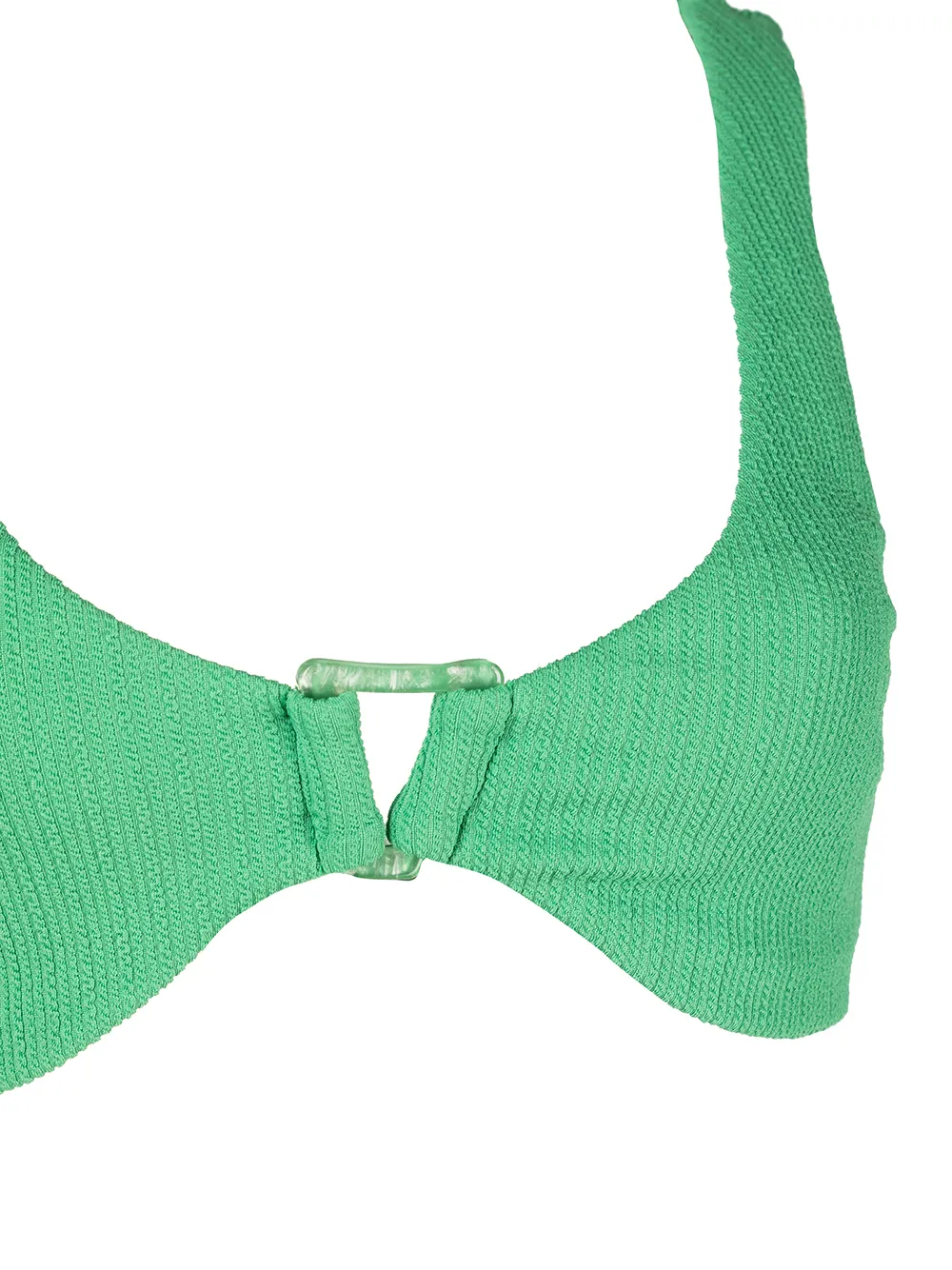 Simkhai Bikinitop met textuur Groen