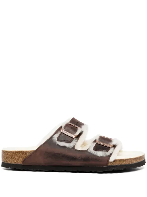 shearling-lined Arizona sandals