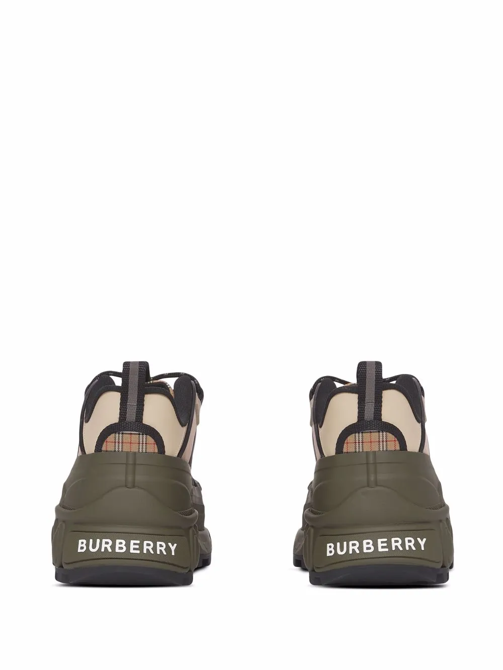 фото Burberry кроссовки arthur в клетку