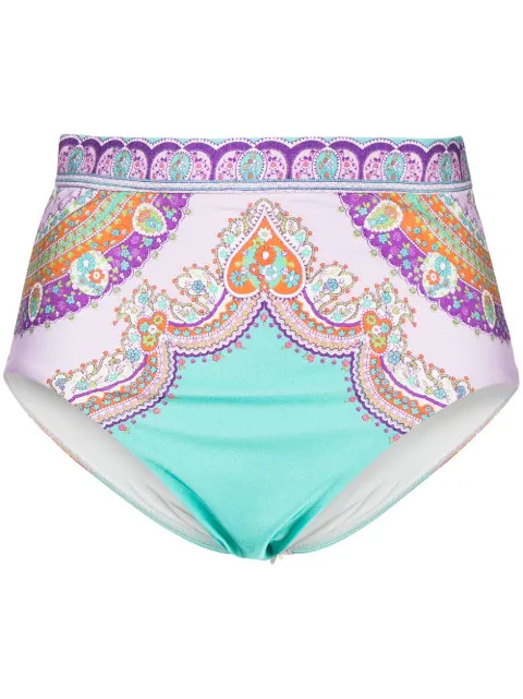 ZIMMERMANN Lola high-waisted bikini bottoms