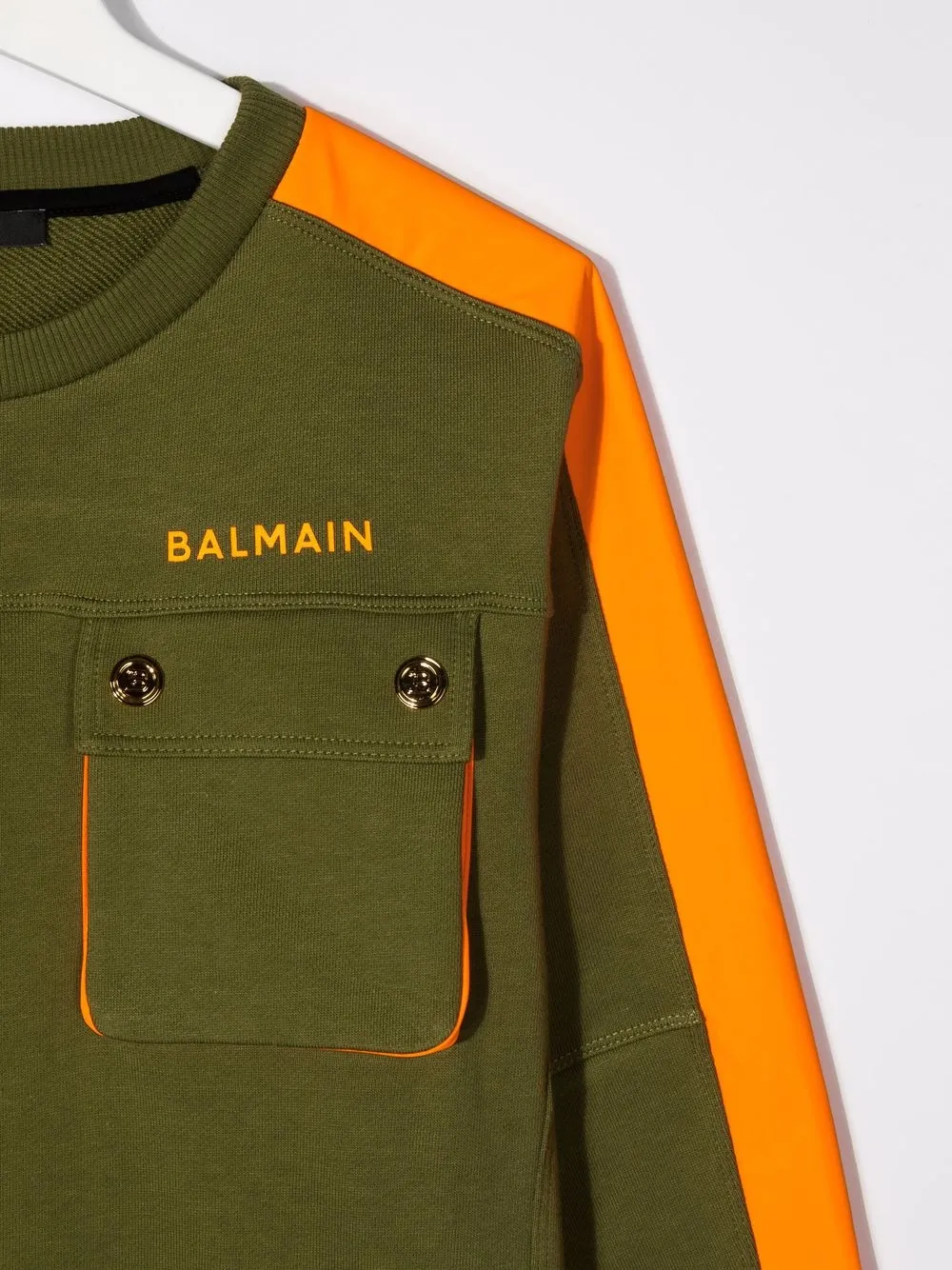 фото Balmain kids толстовка со вставками