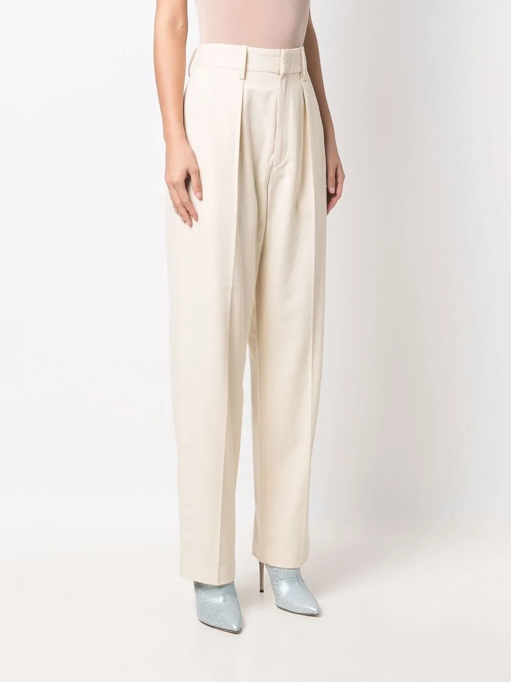 фото Isabel marant étoile широкие брюки строгого кроя