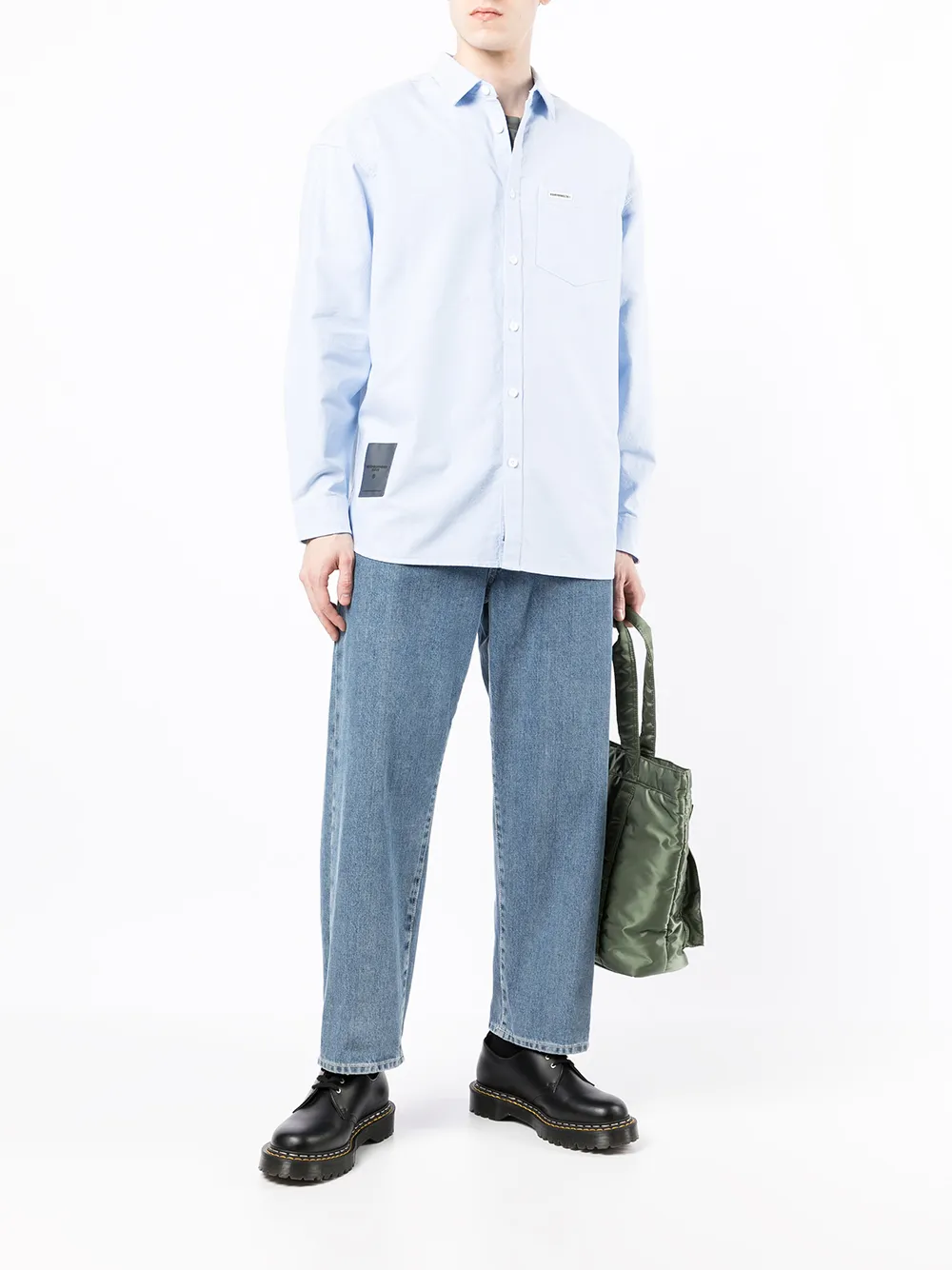 izzue Katoenen overhemd - Blauw