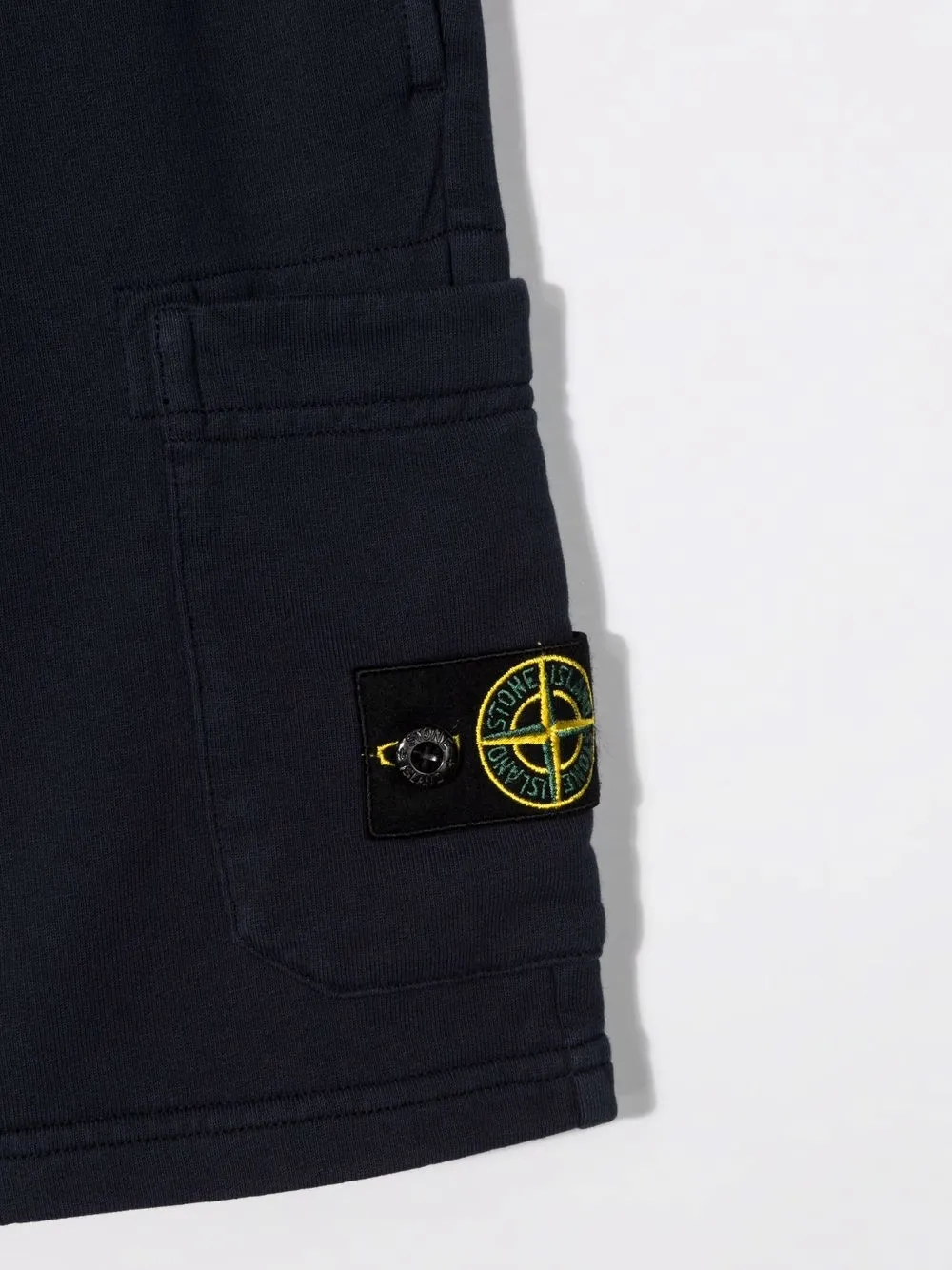 фото Stone island junior шорты с нашивкой-логотипом