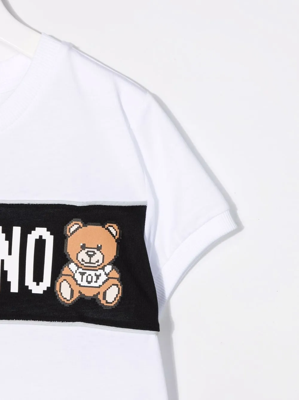 фото Moschino kids футболка с логотипом