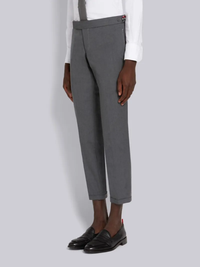 slim-fit cropped trousers | Thom Browne 