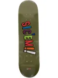 Supreme x WTAPS Sic'Em! skateboard deck - Green