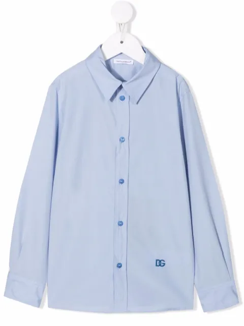 Dolce & Gabbana Kids embroidered-logo shirt