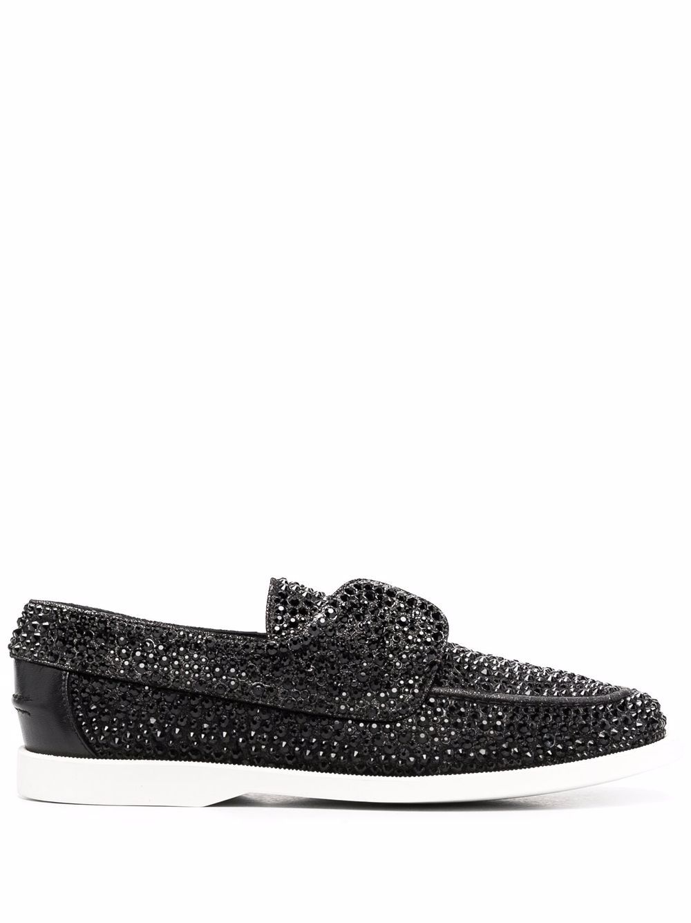 

Le Silla Prince rhinestone loafers - Black