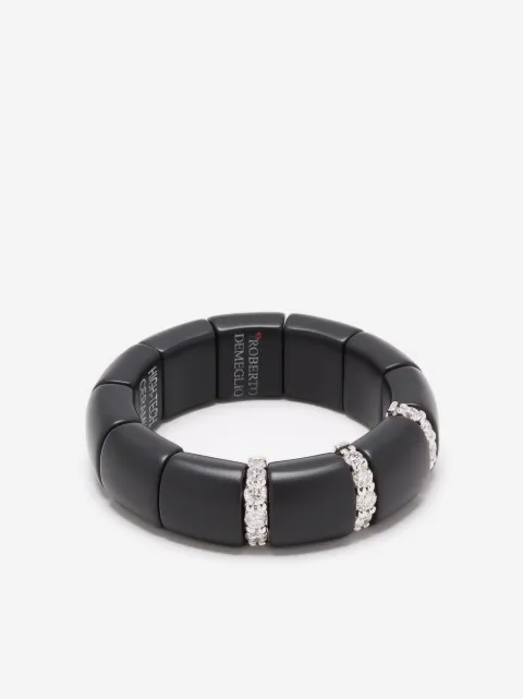 Roberto Demeglio 18kt white gold Domino diamond ring