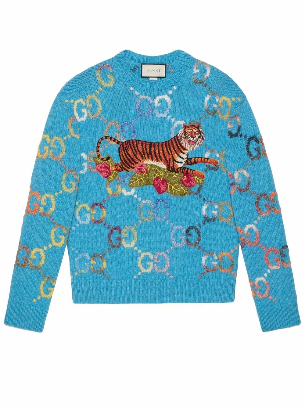 Gucci Wool Sweater With Tiger Intarsia - Farfetch