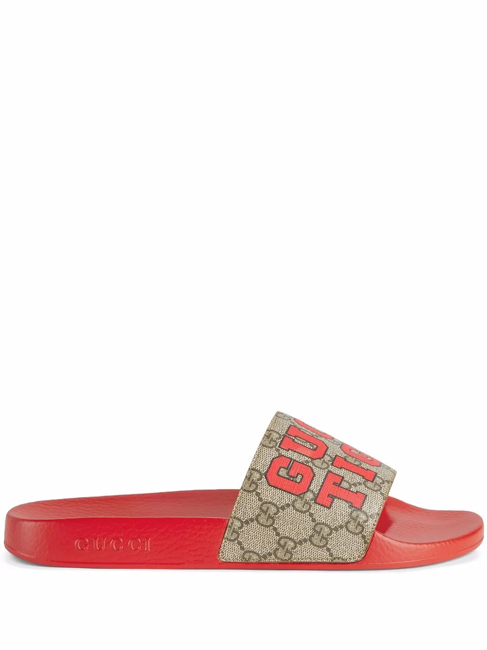 gucci tiger supreme slides