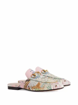 gucci rose mules