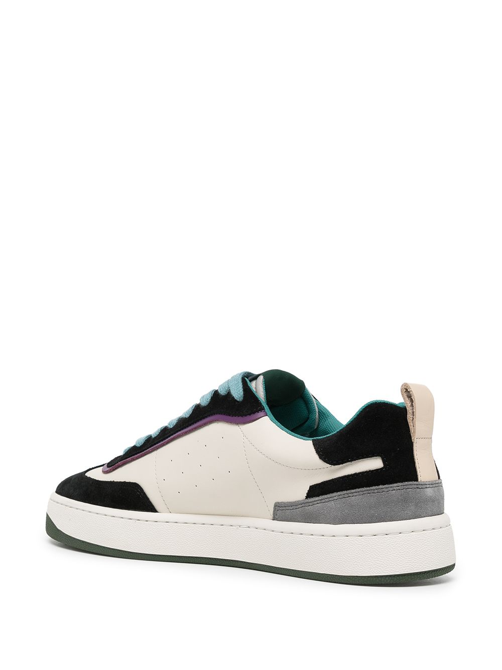 фото Kenzo kourt panelled low-top sneakers