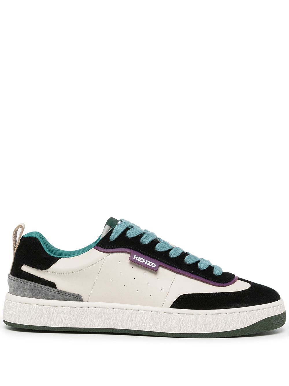 фото Kenzo kourt panelled low-top sneakers