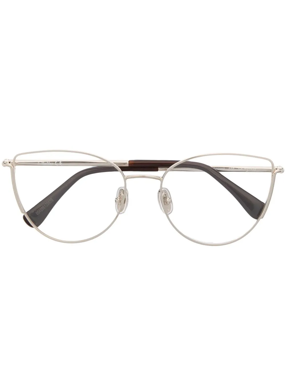 

Max Mara lentes con armazón redonda - Dorado