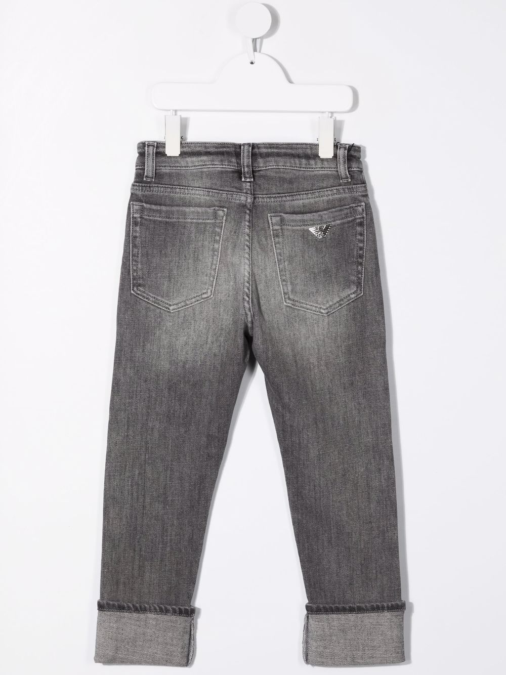 Image 2 of Emporio Armani Kids mid-rise skinny jeans