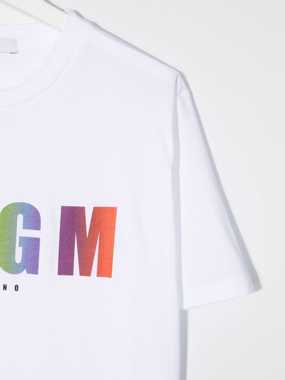 фото Msgm kids футболка с логотипом