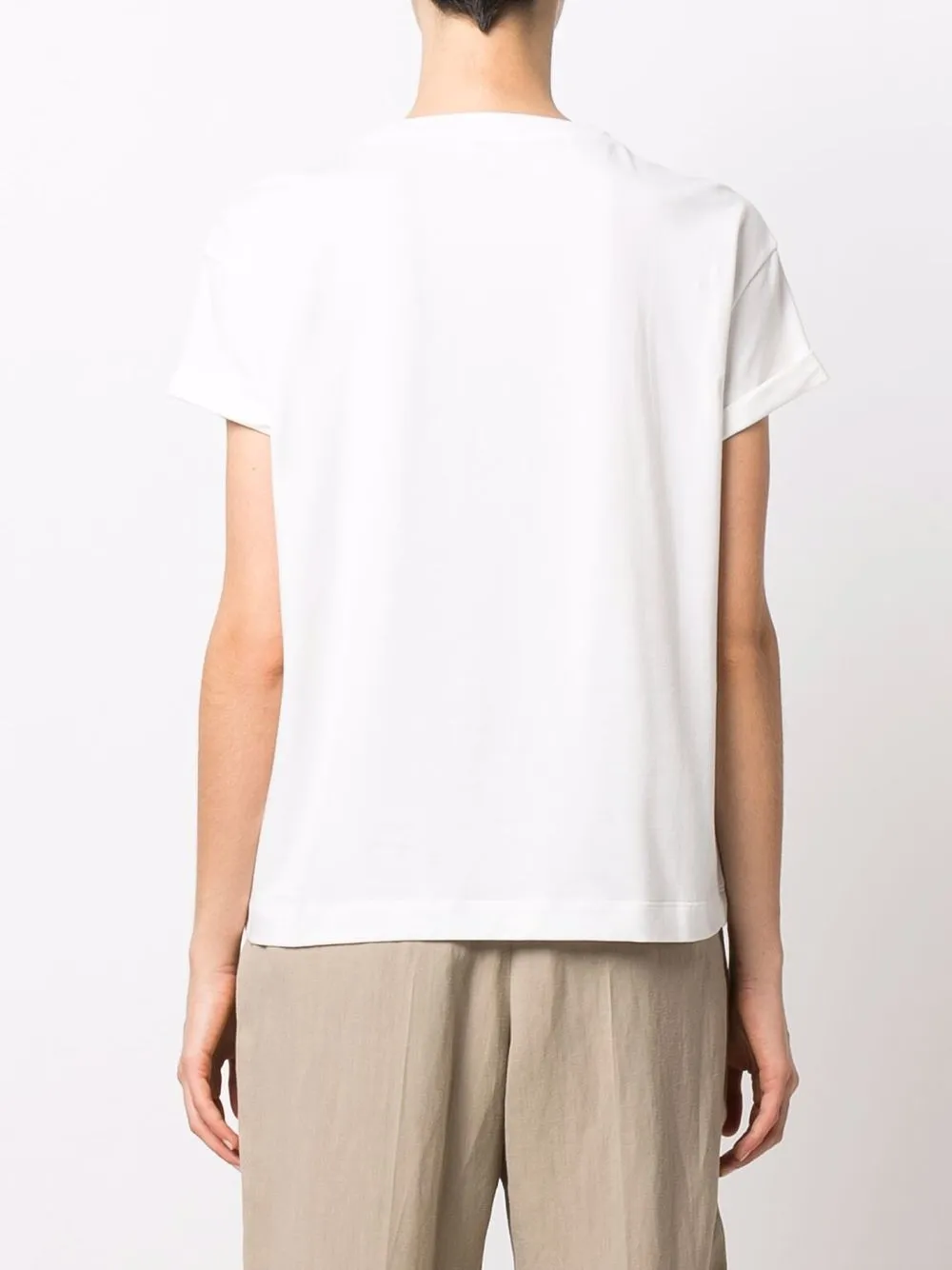 Brunello Cucinelli chain-link Trim T-shirt - Farfetch