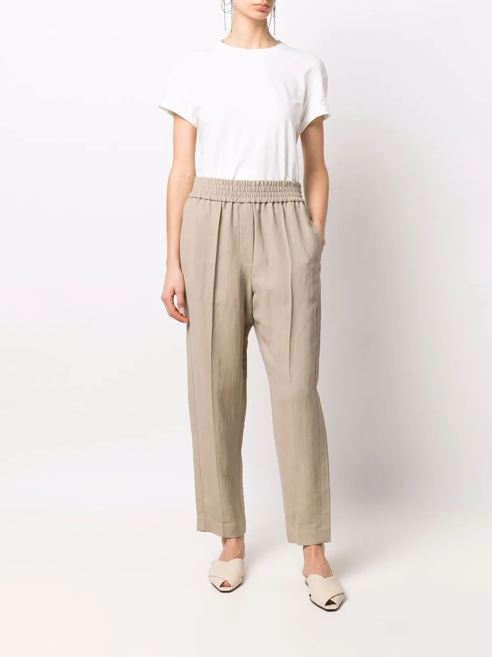 Brunello Cucinelli chain-link Trim T-shirt - Farfetch