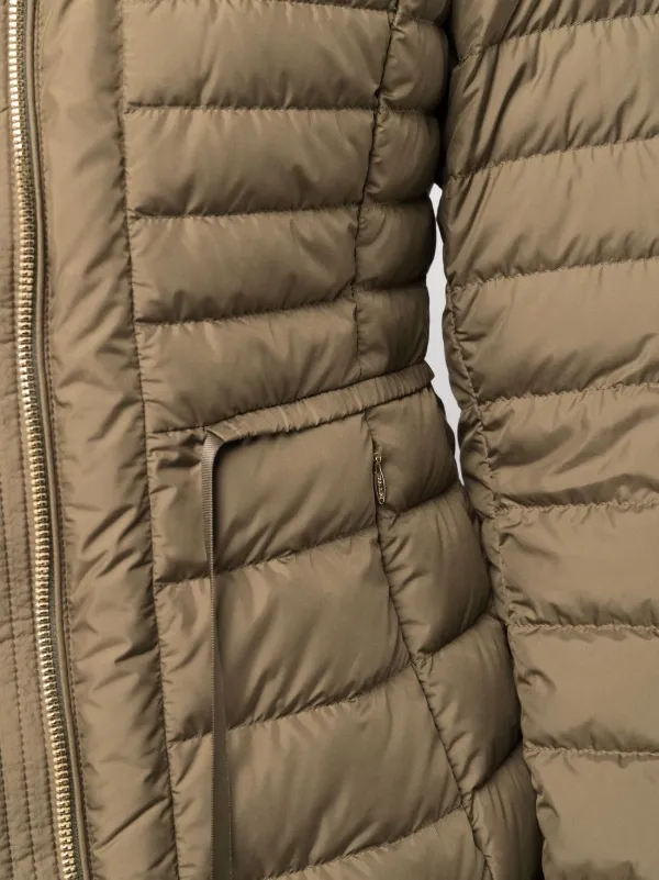Woolrich Tie-Waist Puffer Jacket - Green