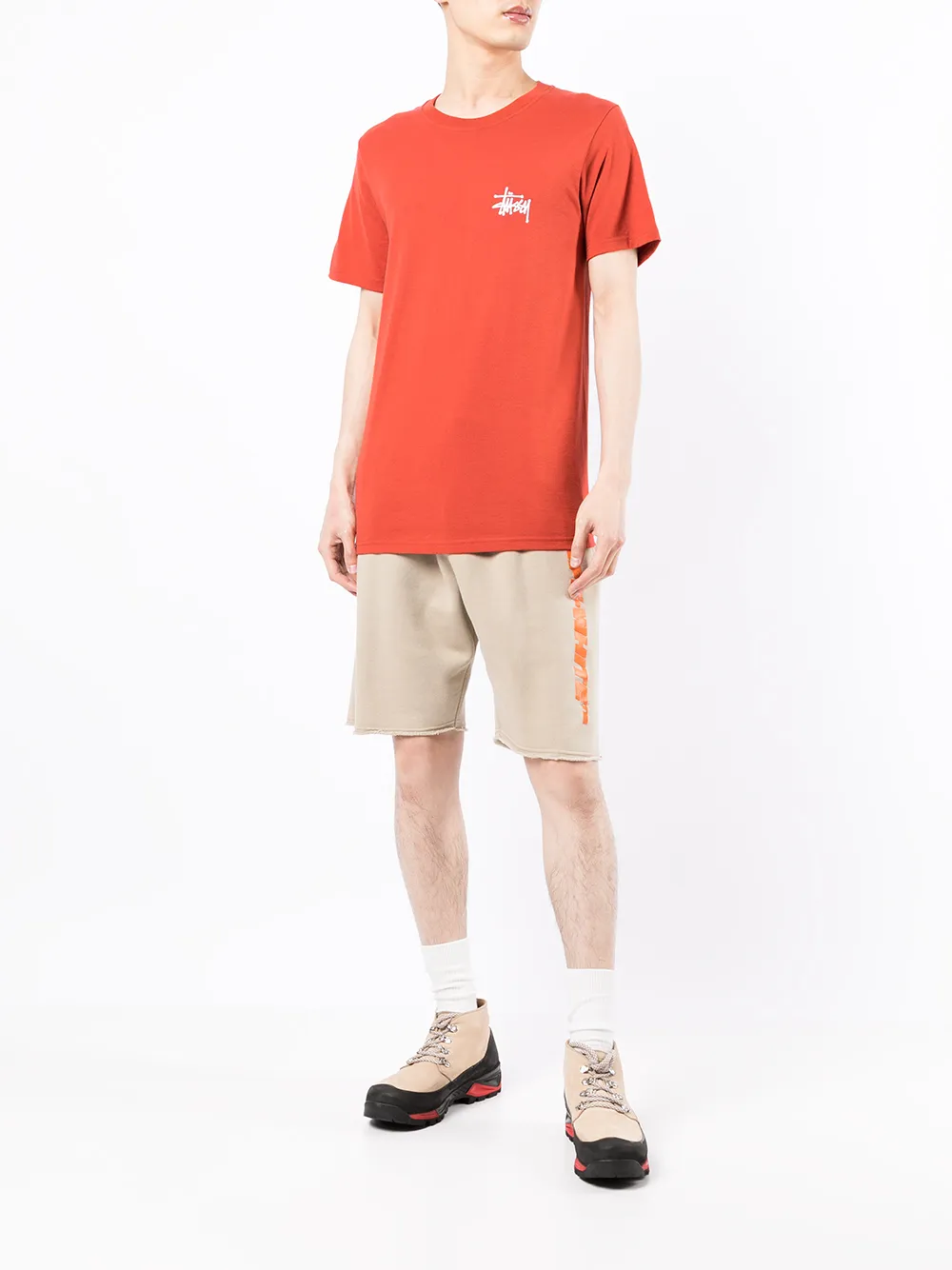 фото Stussy футболка с логотипом