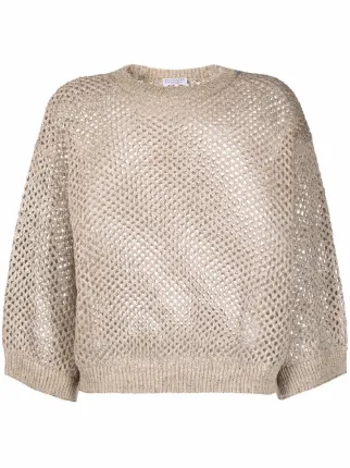 sequin crop jumper