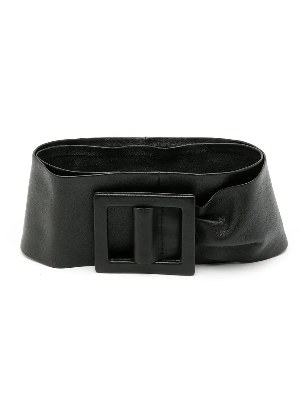 

Sarah Chofakian Gatsby leather belt - Black