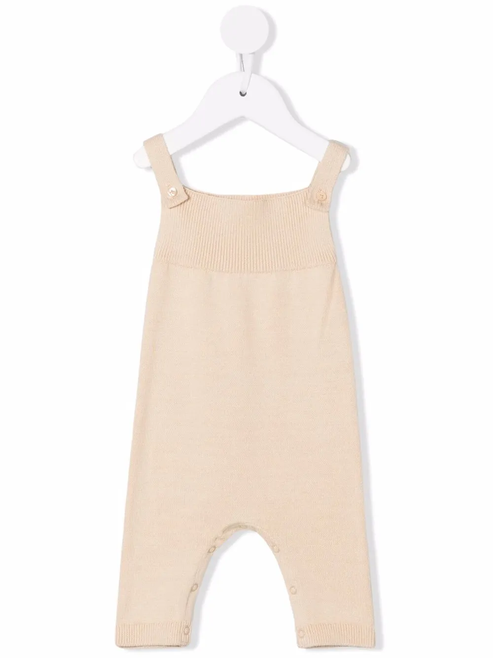 

Bonpoint knitted cotton dungarees - Neutrals