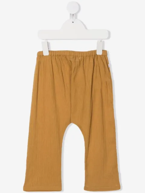 Bonpoint Garden creased-effect pants 