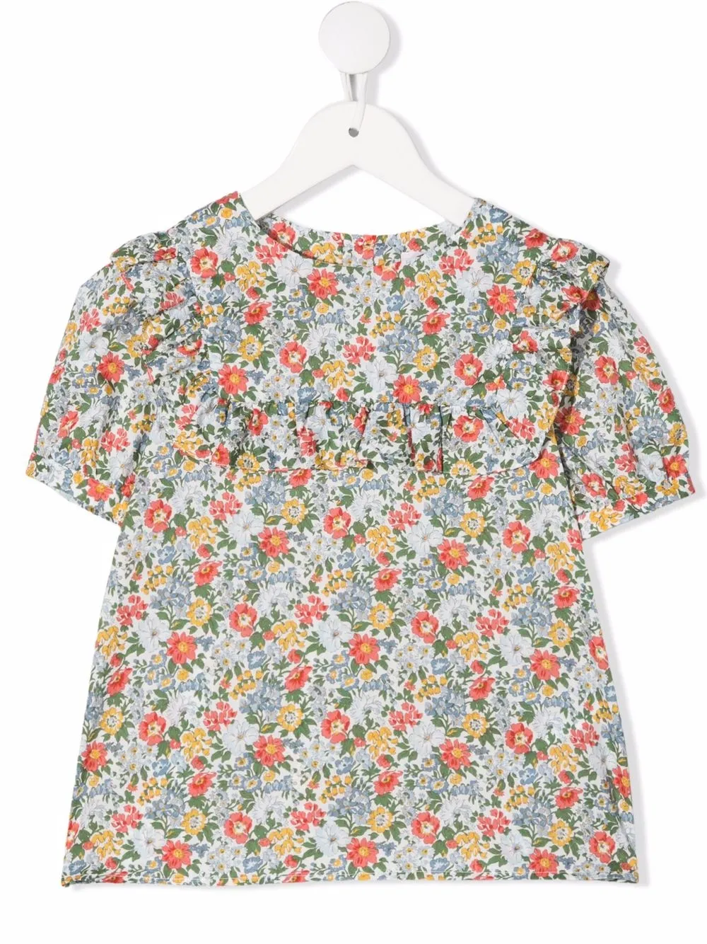 

Bonpoint blusa con estampado floral - Azul