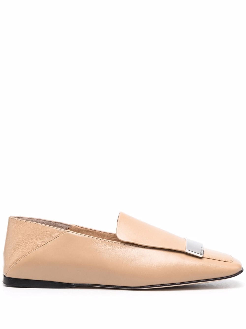 Sergio Rossi logo-plaque Embellished Loafers - Farfetch
