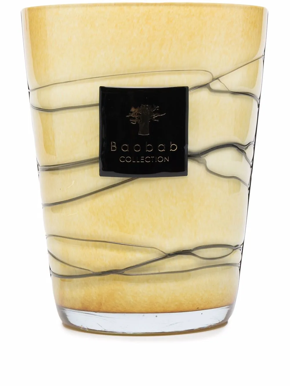 

Baobab Collection logo-print scented candle - Yellow