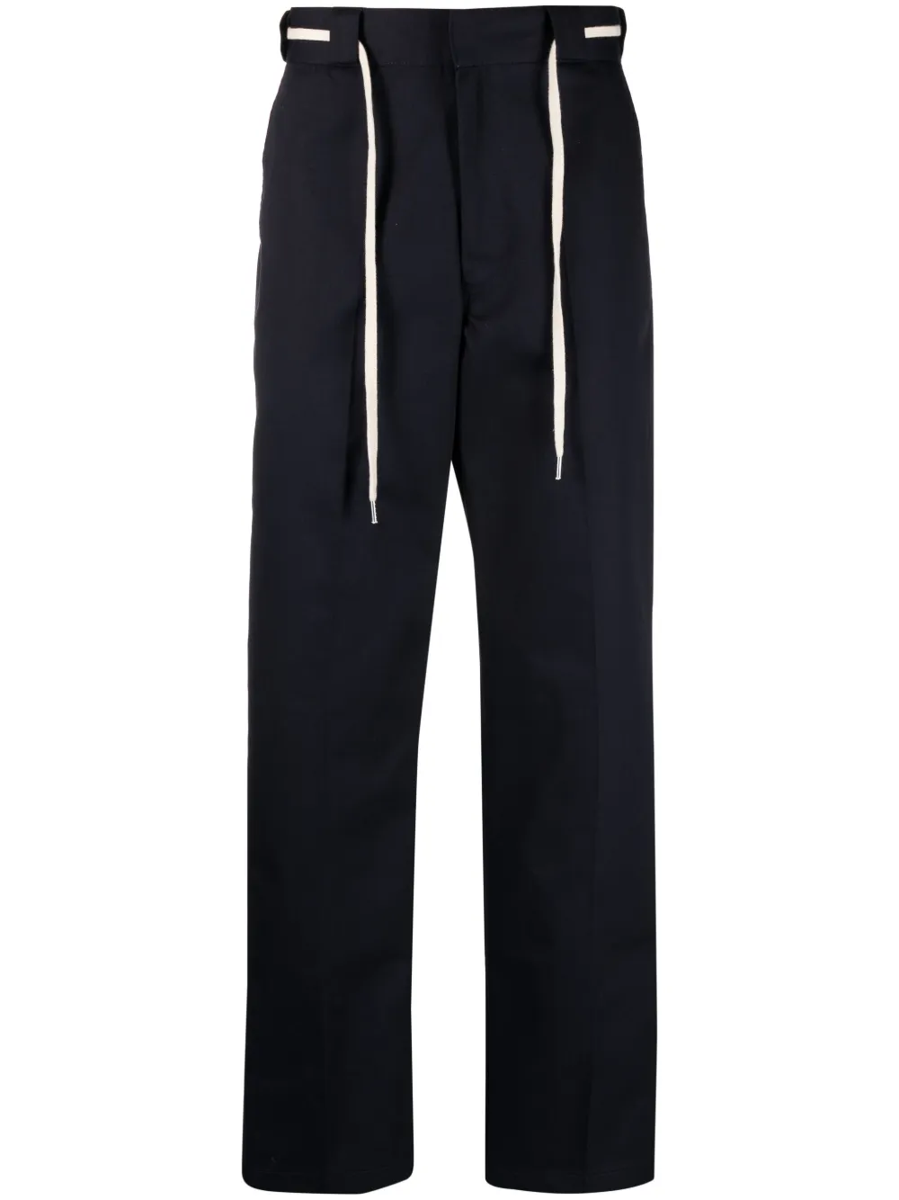 

Drôle De Monsieur pantalones de vestir con pinzas - Azul