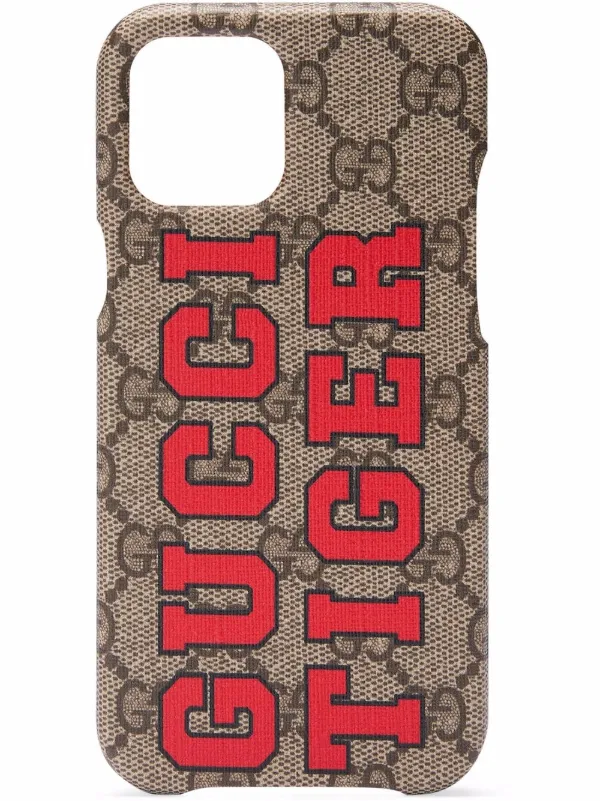 Gucci Gucci Tiger iPhone 12 Pro Max Case - Farfetch