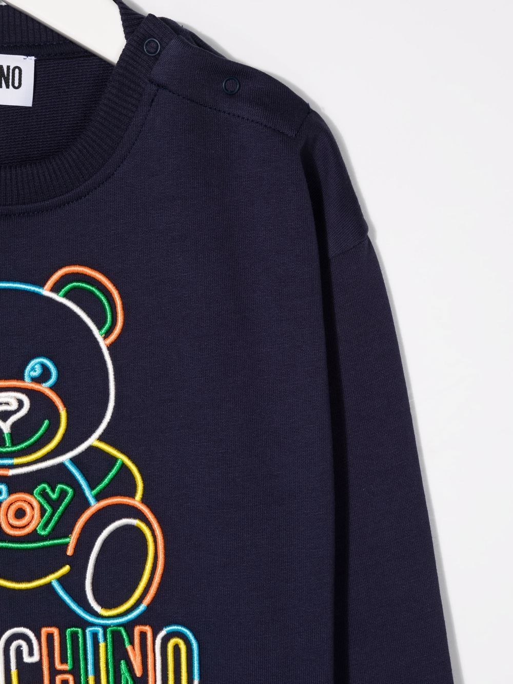 фото Moschino kids толстовка с декором teddy bear