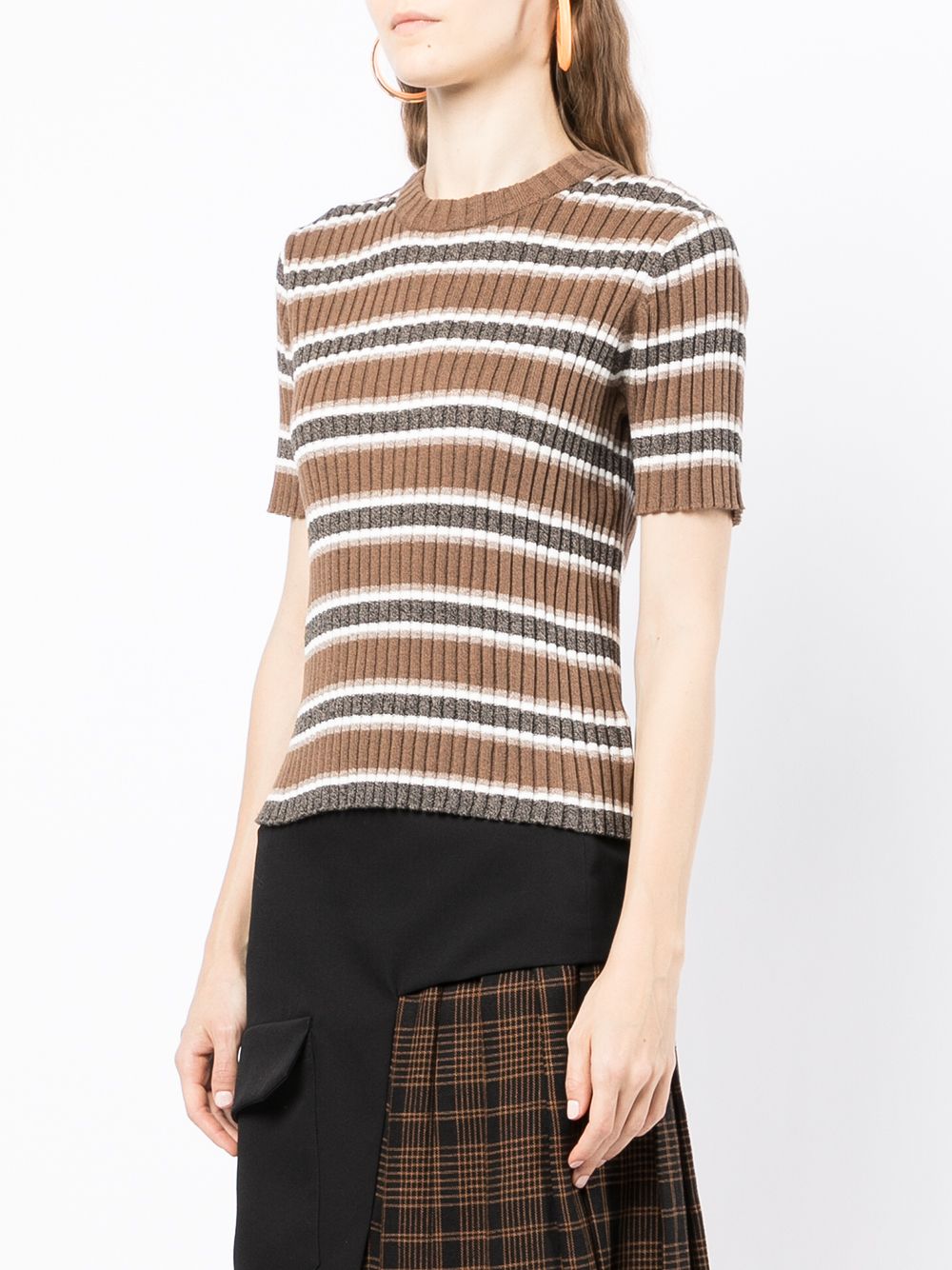 фото Stussy ribbed striped knit top