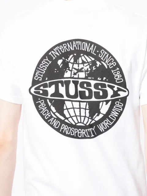 Stussy Worldwide Dot Cotton T-shirt 
