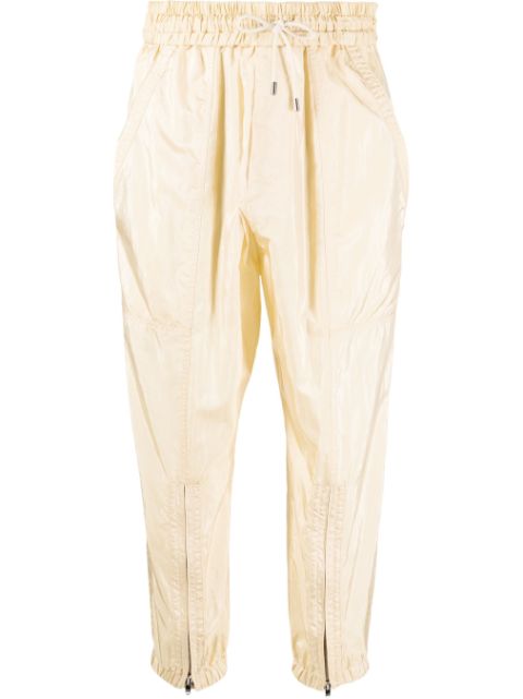 ISABEL MARANT Lahore tapered cropped trousers Women