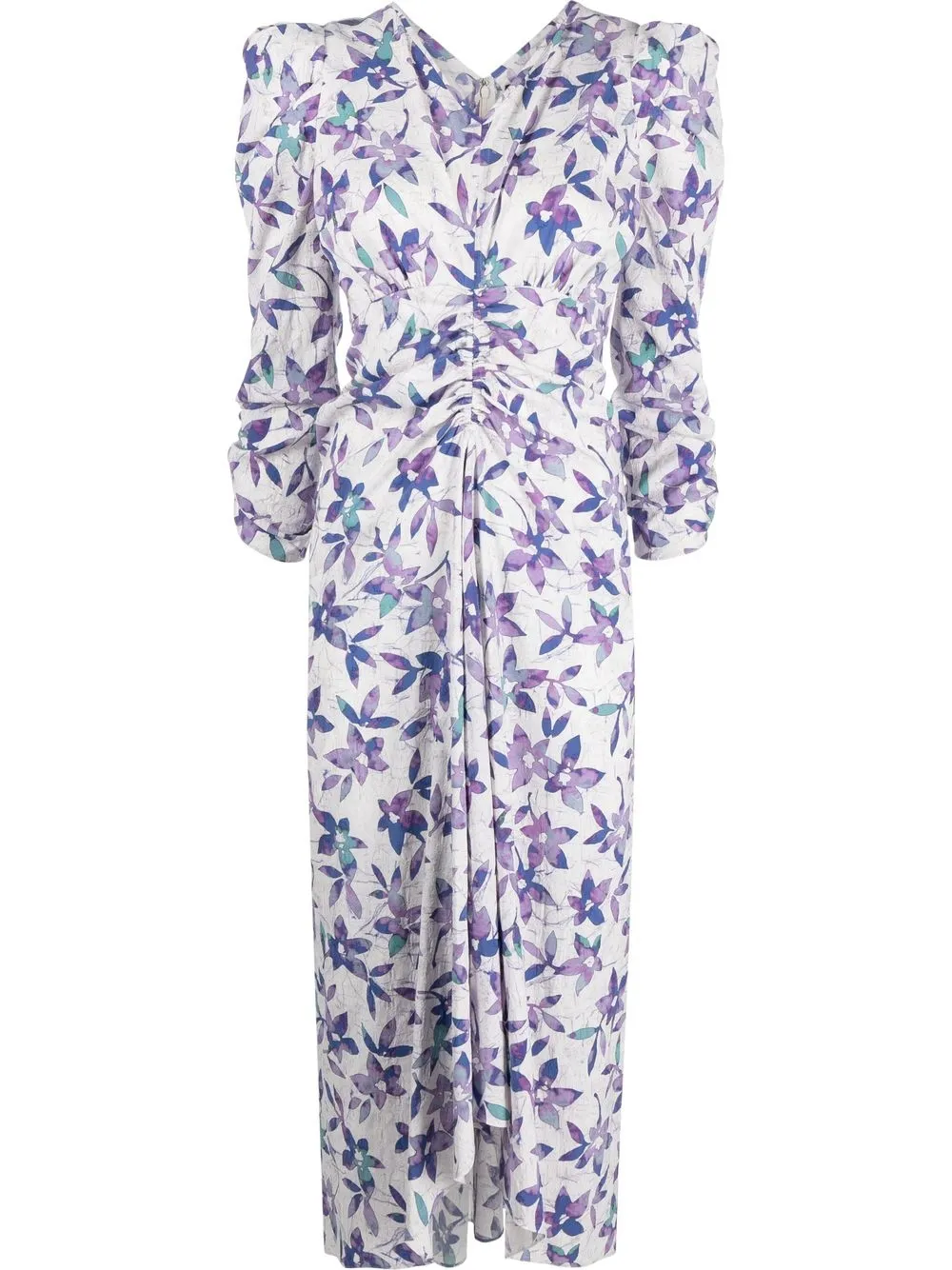 

Isabel Marant Albisd floral-print midi dress - Neutrals